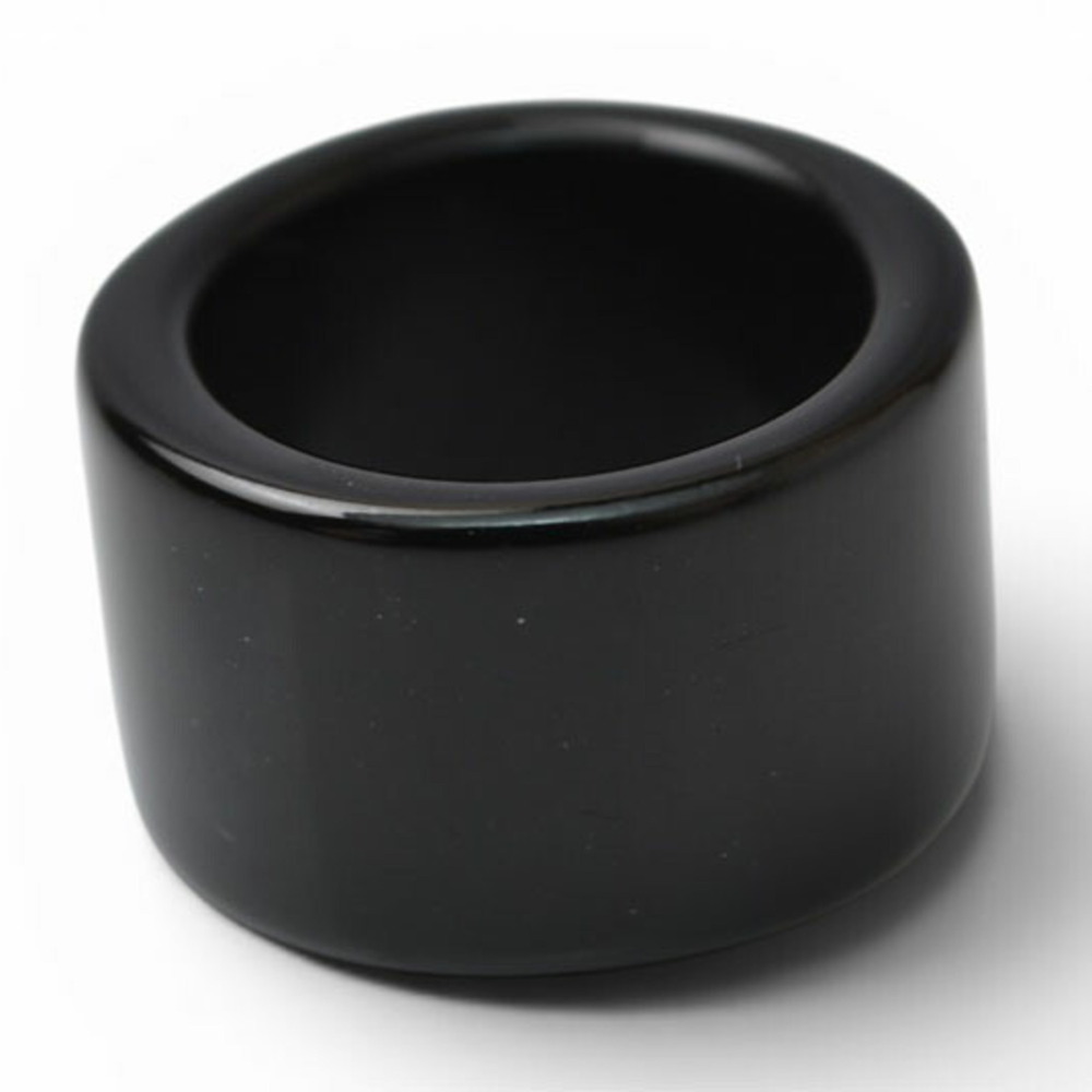 CHANEL Black Logo Ring - Picture 4 of 6